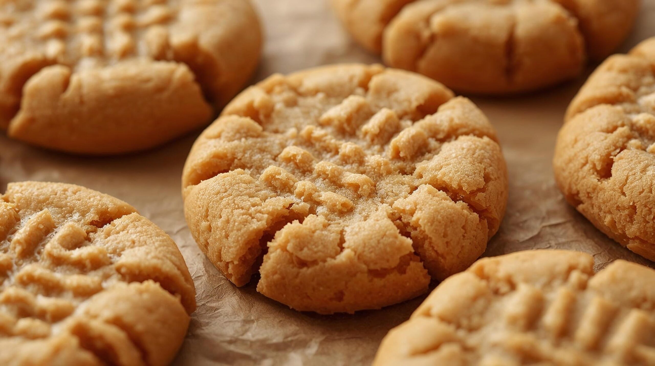 3-Ingredient Peanut Butter Cookies (No Flour)
