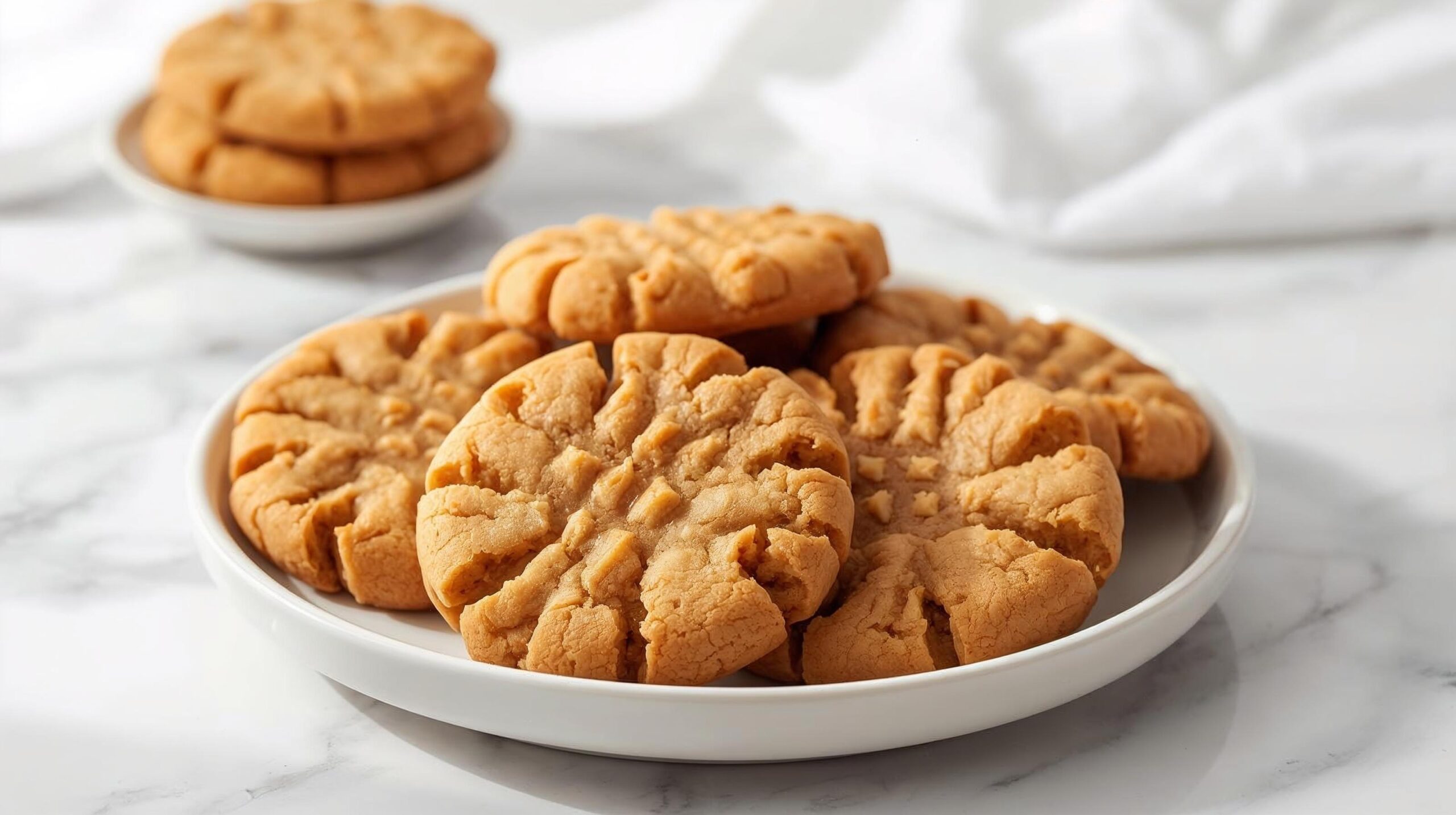3-Ingredient Peanut Butter Cookies (No Flour)