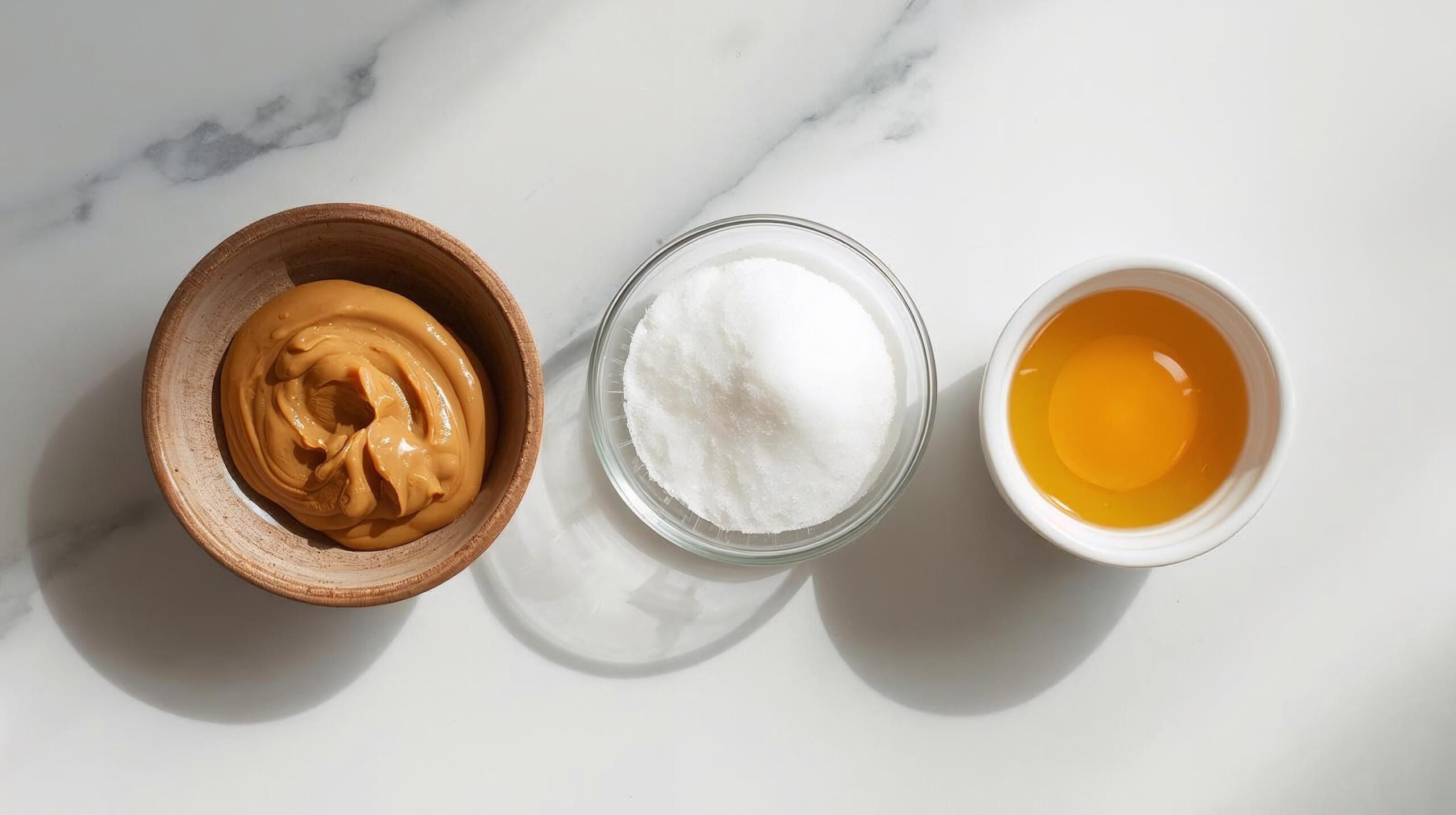 3-Ingredient Peanut Butter Cookies (No Flour)