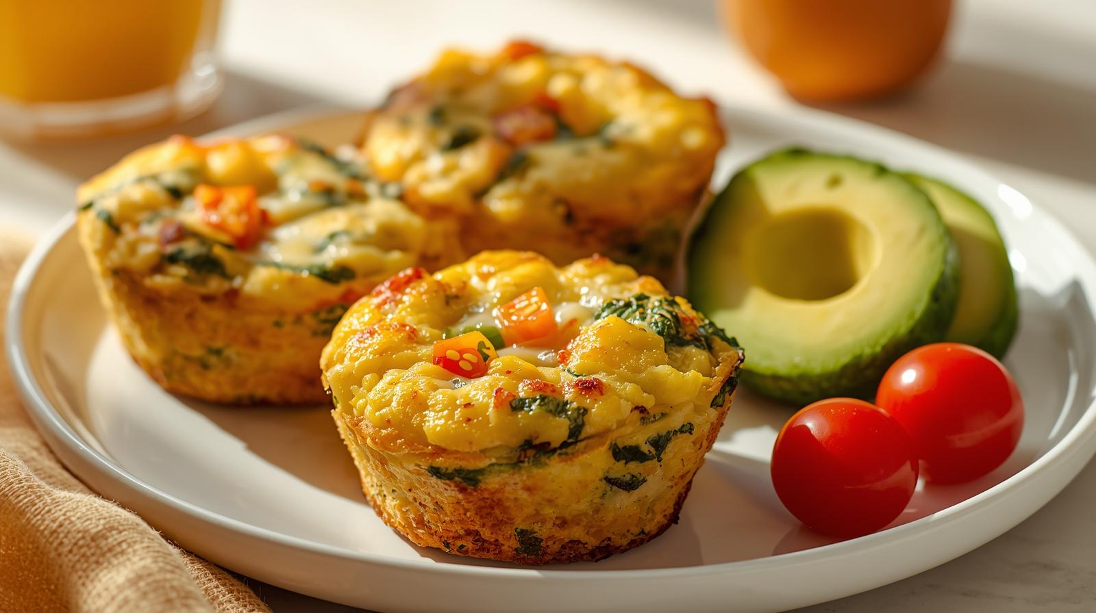 air fryer breakfast egg muffins