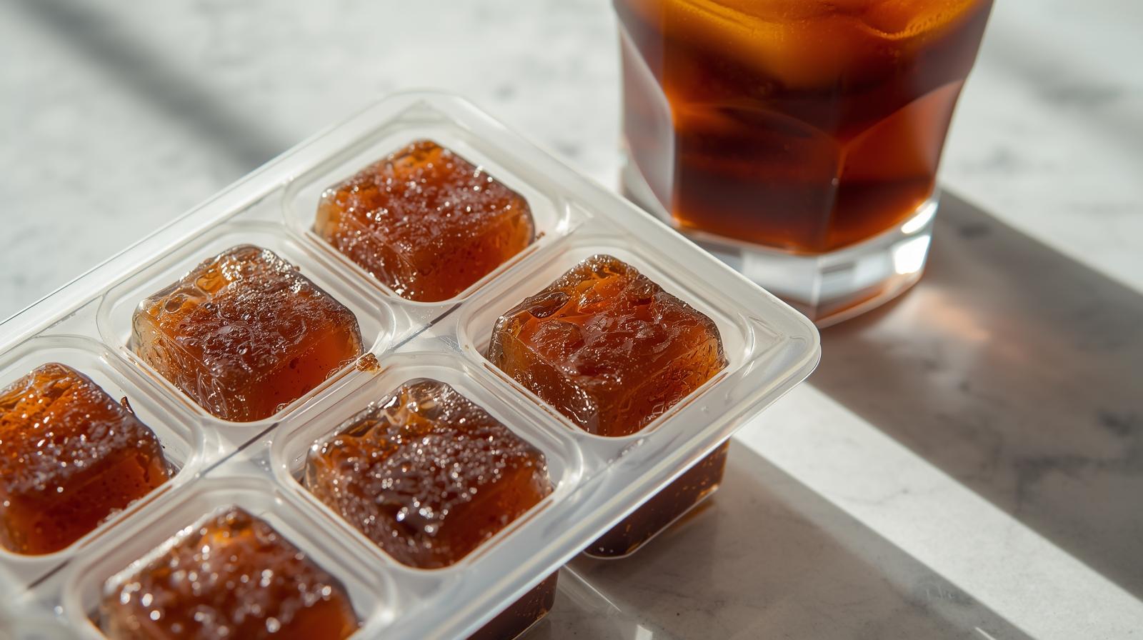 Freeze Leftover Coffee