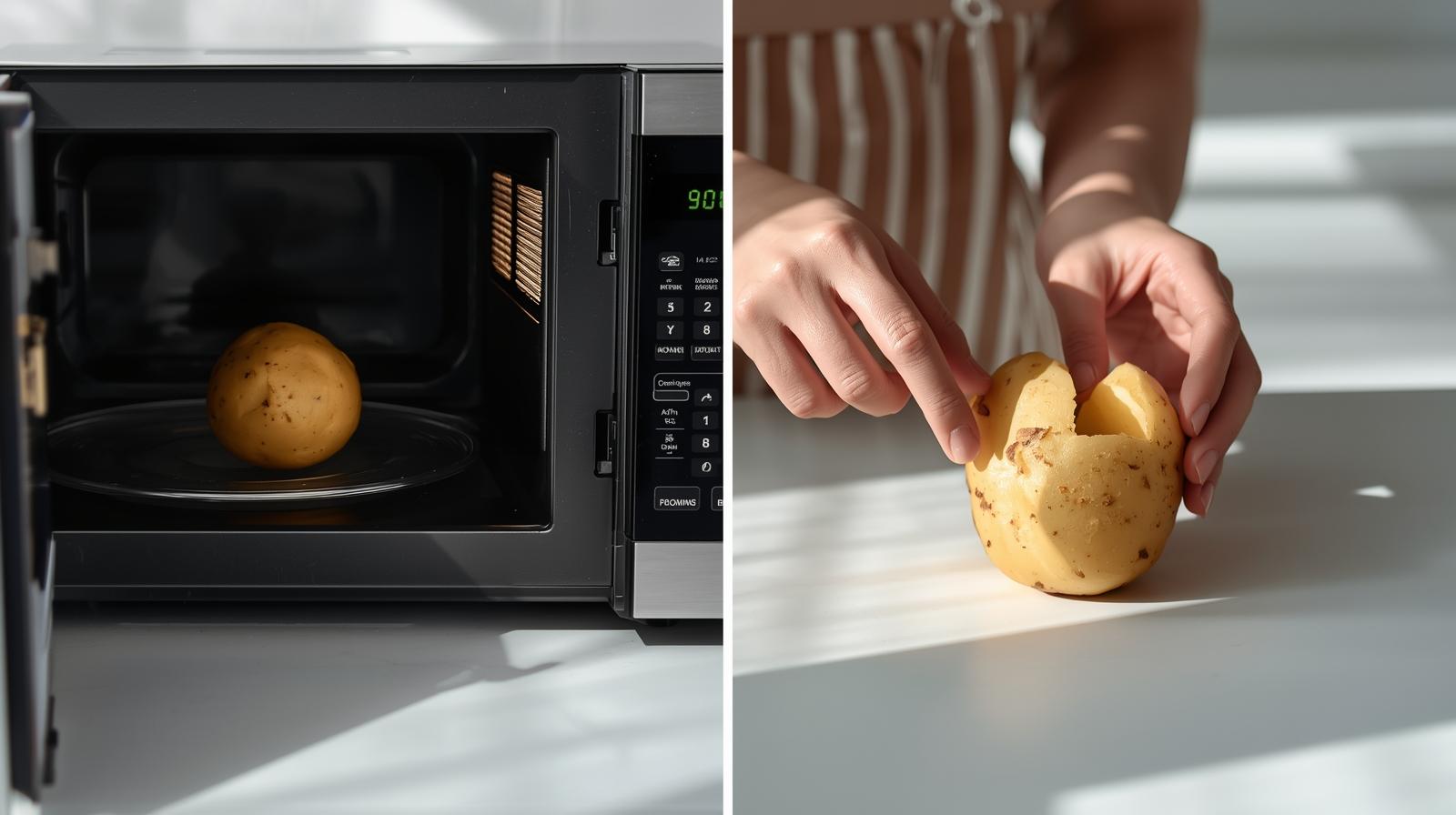 Peel Potatoes Easily