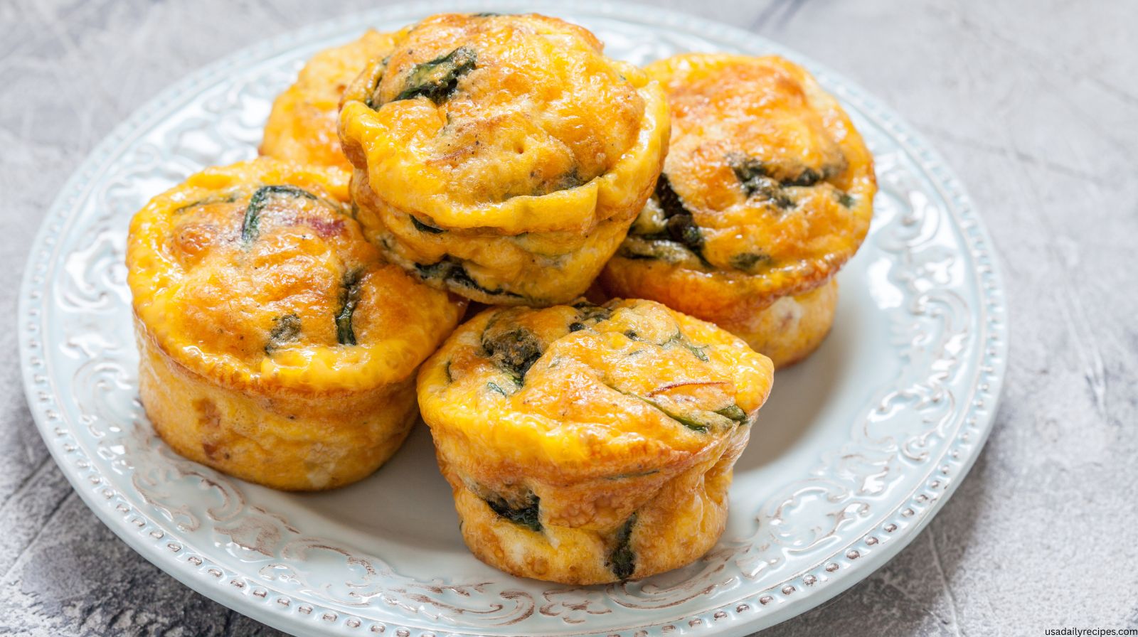 Air Fryer Spinach & Cheese Egg Cups