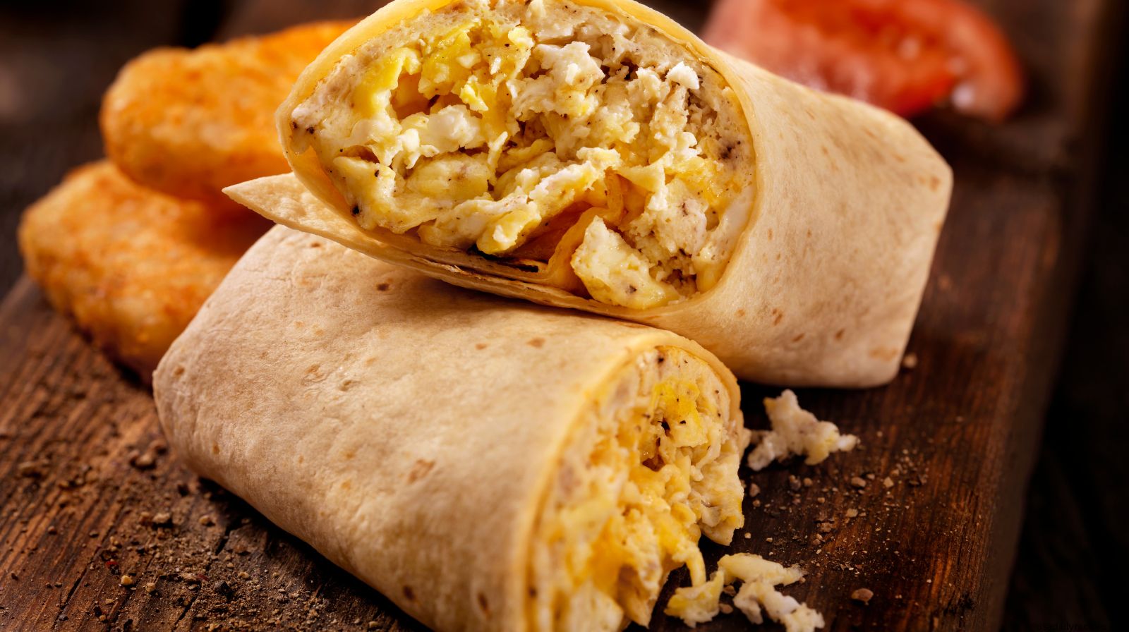 Air Fryer Breakfast Burrito